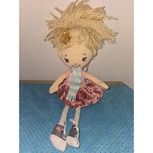 Hopscotch Lane Abby Knit Plush 0+ And Up Stuffed Animal Infant Toys Rag Doll